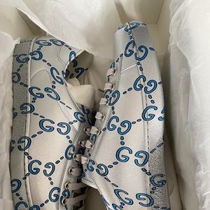 Gucci Ace Sneakers Silver